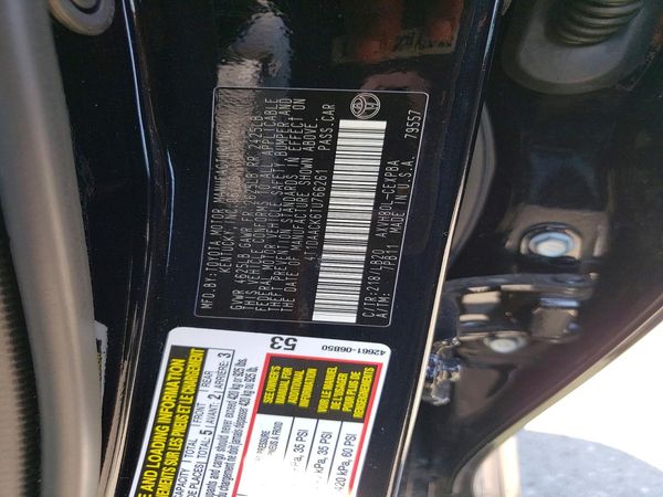 2026 TOYOTA CAMRY — VINS