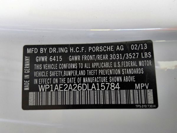 2013 PORSCHE CAYENNE S Hybrid