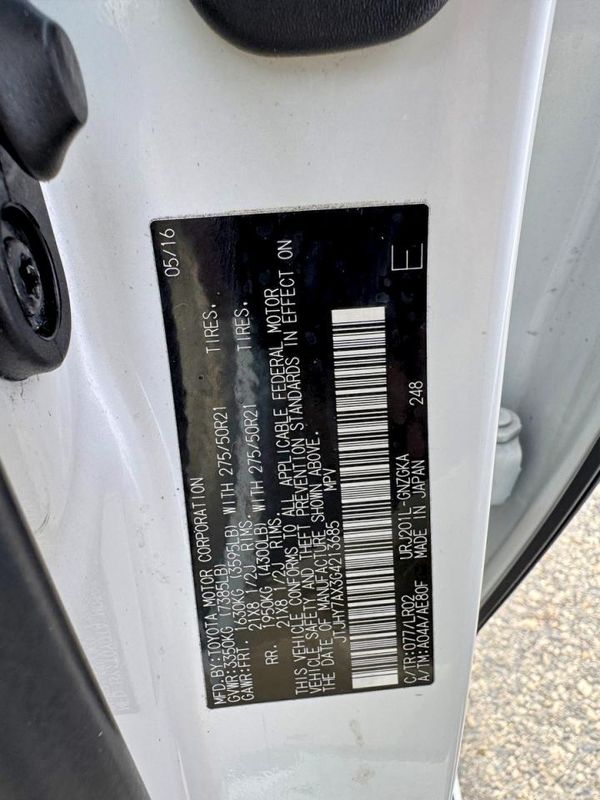2016 LEXUS LX 570