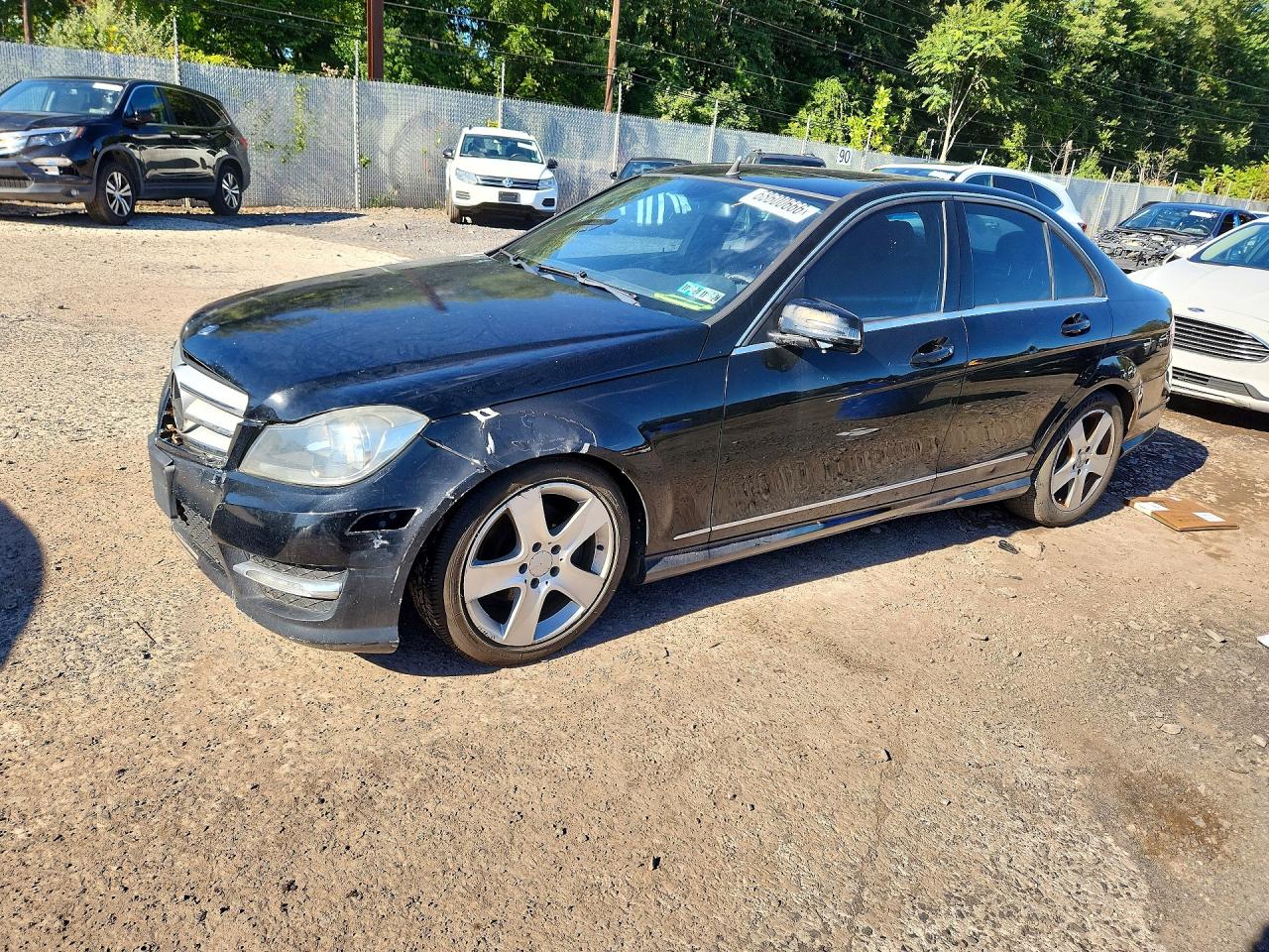 2012 MERCEDES-BENZ C-CLASS C300 4-MATIC — Front 3/4