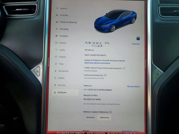 2017 TESLA MODEL S