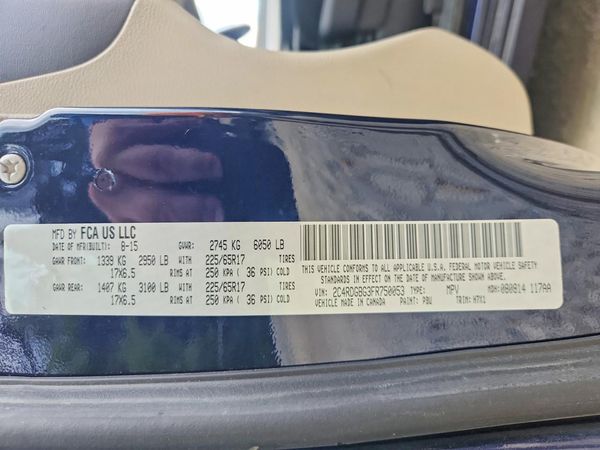 2015 DODGE GRAND CARAVAN SE