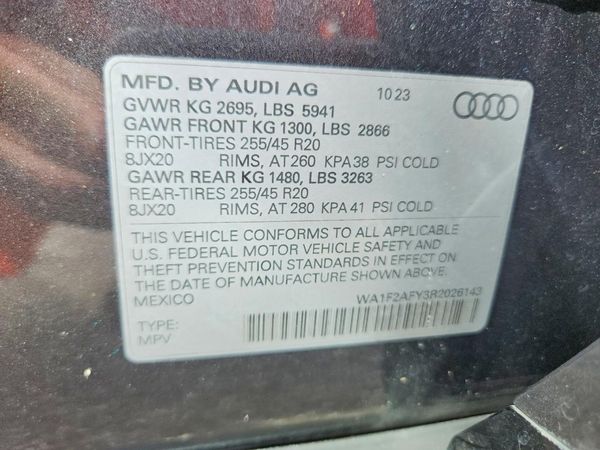 2024 AUDI Q5 E S Line quattro Prestige