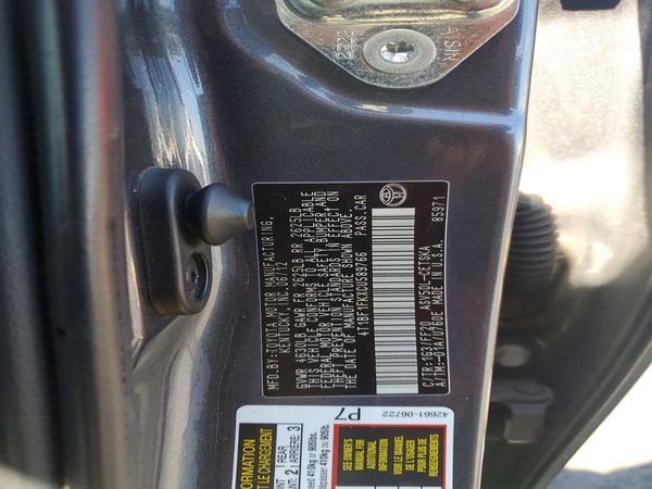 2012 TOYOTA CAMRY