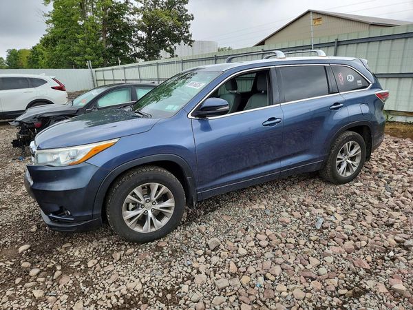 2015 TOYOTA HIGHLANDER — Front 3/4