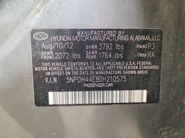 2013 HYUNDAI ELANTRA
