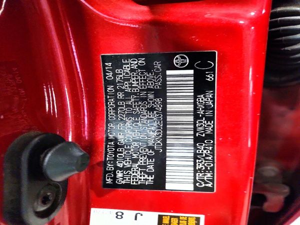 2014 TOYOTA PRIUS