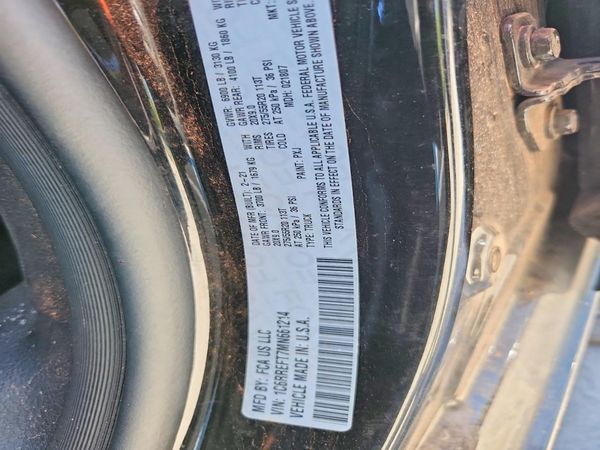 2021 RAM 1500 Big Horn, Lonestar — VINS