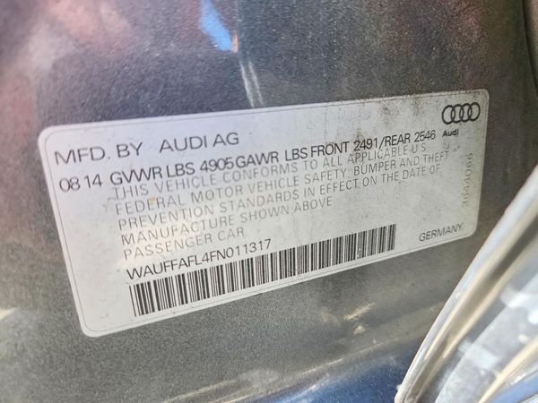 2015 AUDI A4 quattro Premium Plus