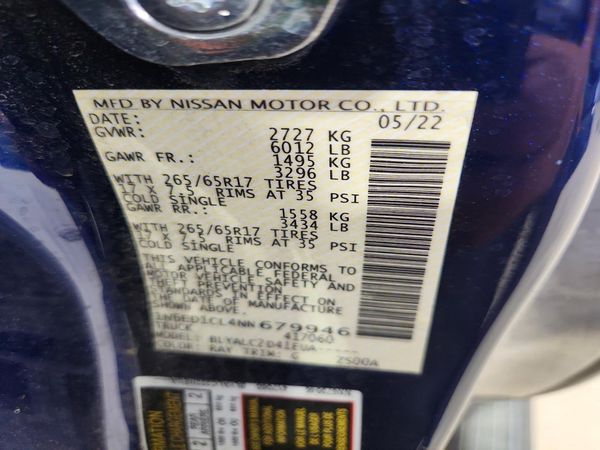 2022 NISSAN FRONTIER King Cab