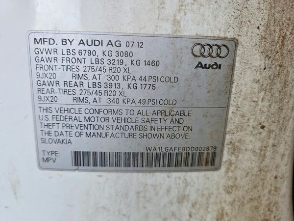 2013 AUDI Q7 Premium Plus