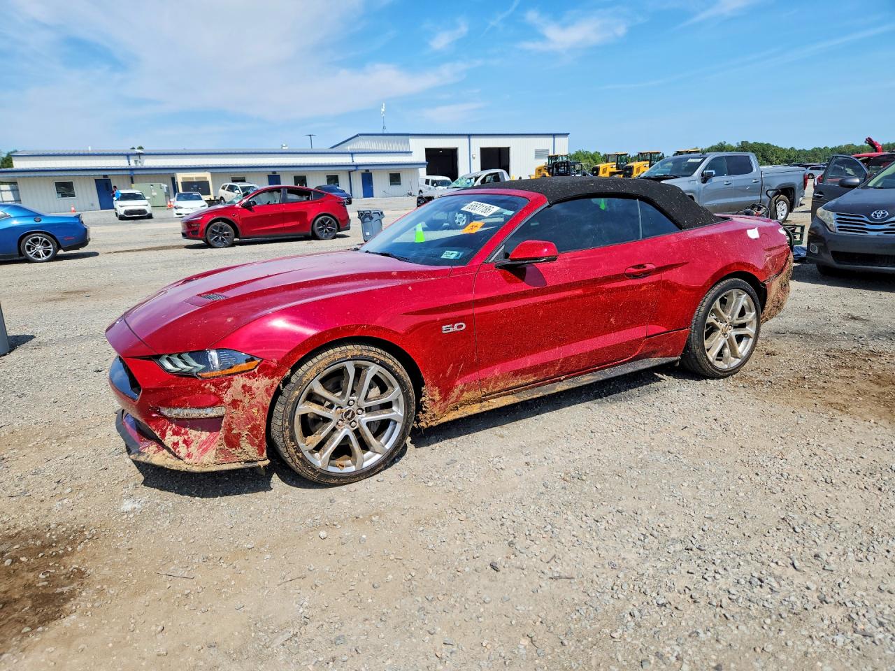 2020 FORD MUSTANG GT Convertible — Front 3/4