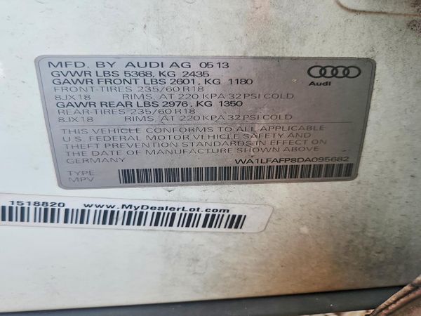 2013 AUDI Q5 Premium Plus