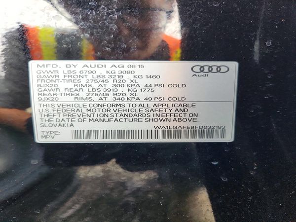 2015 AUDI Q7