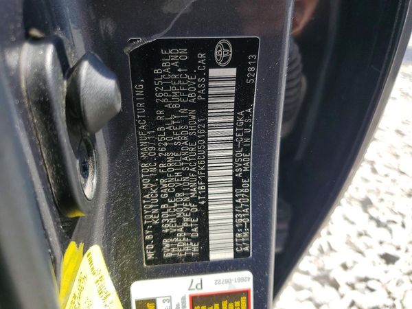 2012 TOYOTA CAMRY