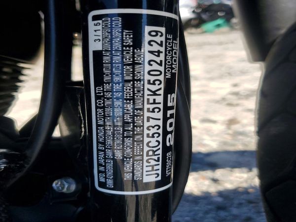 2015 HONDA VT CYCLE — VINS