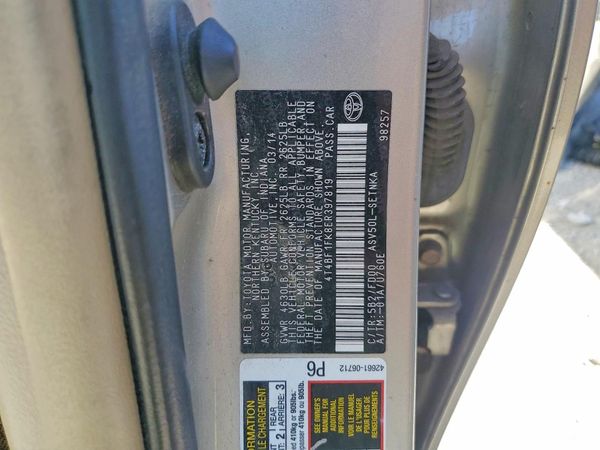 2014 TOYOTA CAMRY