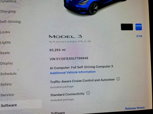 2020 TESLA MODEL 3 — ODOM