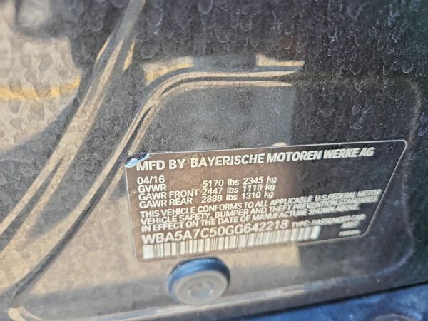 2016 BMW 528 — VINS