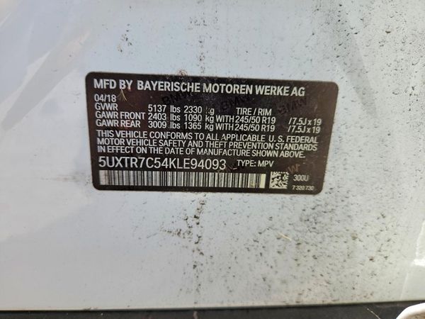 2019 BMW X3 sDrive30i