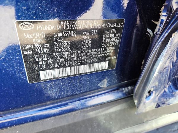 2021 HYUNDAI SANTA FE Limited