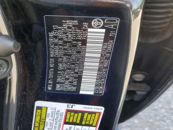 2013 TOYOTA COROLLA