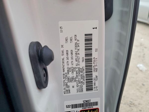 2026 TOYOTA TUNDRA — VINS