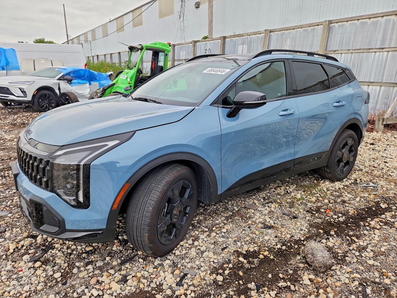 2026 KIA SPORTAGE EX, X-Line — Front 3/4