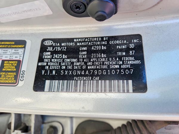 2013 KIA OPTIMA EX