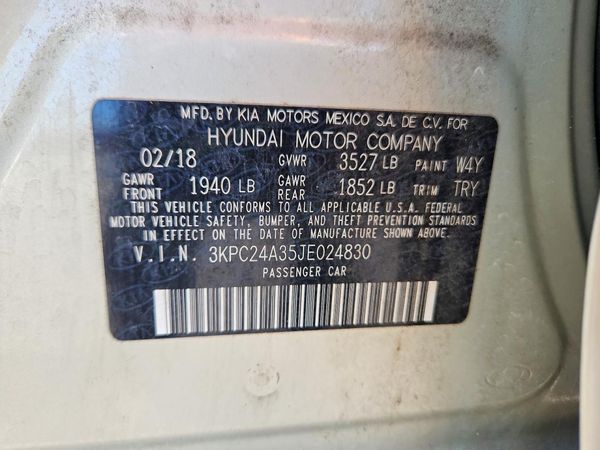 2018 HYUNDAI ACCENT SE and SEL