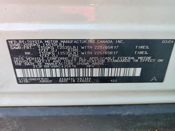 2024 TOYOTA RAV4 LE