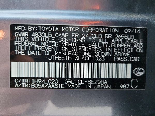 2015 LEXUS GS 350
