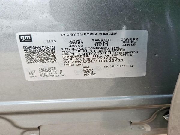 2026 CHEVROLET TRAILBLAZER RS — VINS