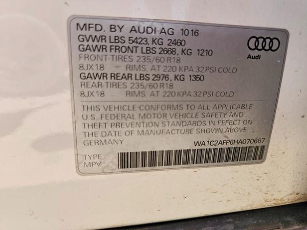 2017 AUDI Q5 quattro Premium