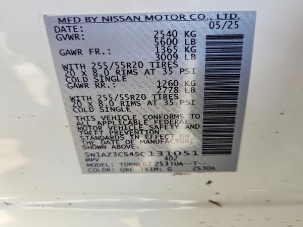 2025 NISSAN MURANO SL