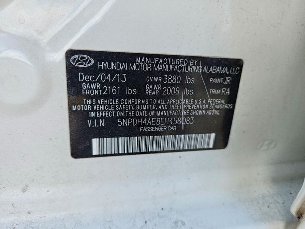2014 HYUNDAI ELANTRA GLS(Middle)