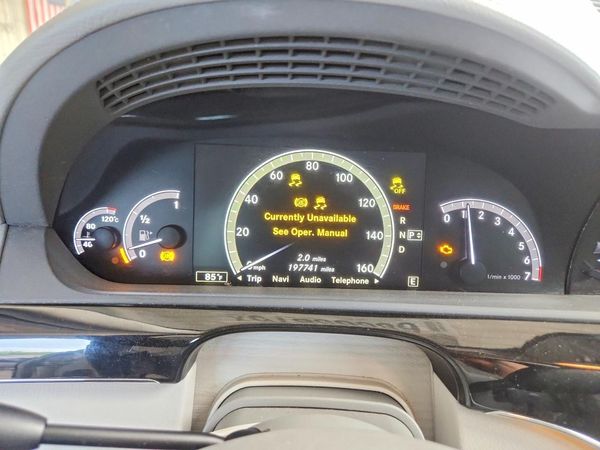 2012 MERCEDES-BENZ S S550 4-MATIC — ODOM
