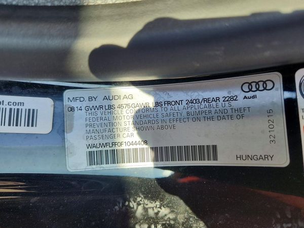 2015 AUDI A3 — VINS