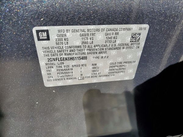 2017 CHEVROLET EQUINOX Premier