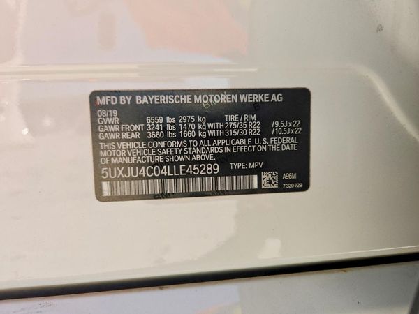 2020 BMW X5 M50i