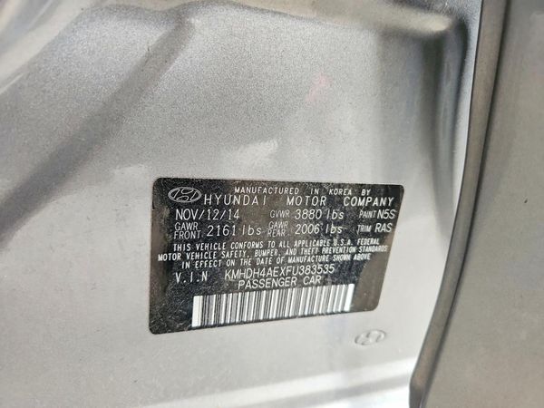 2015 HYUNDAI ELANTRA GLS(Middle)