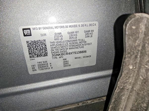 2026 CHEVROLET BLAZER 2LT — VINS