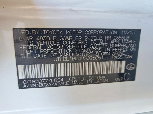 2013 LEXUS GS350 350