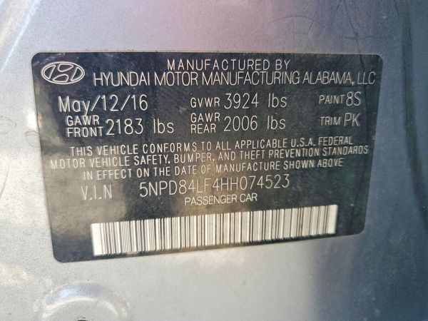2017 HYUNDAI ELANTRA
