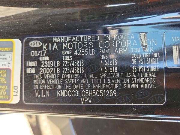 2017 KIA NIRO EX / EX Prem