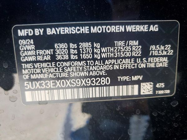 2025 BMW X6