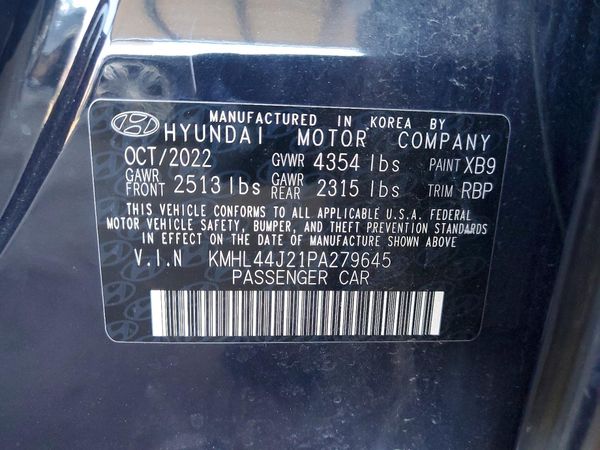 2023 HYUNDAI SONATA SEL Plus — VINS