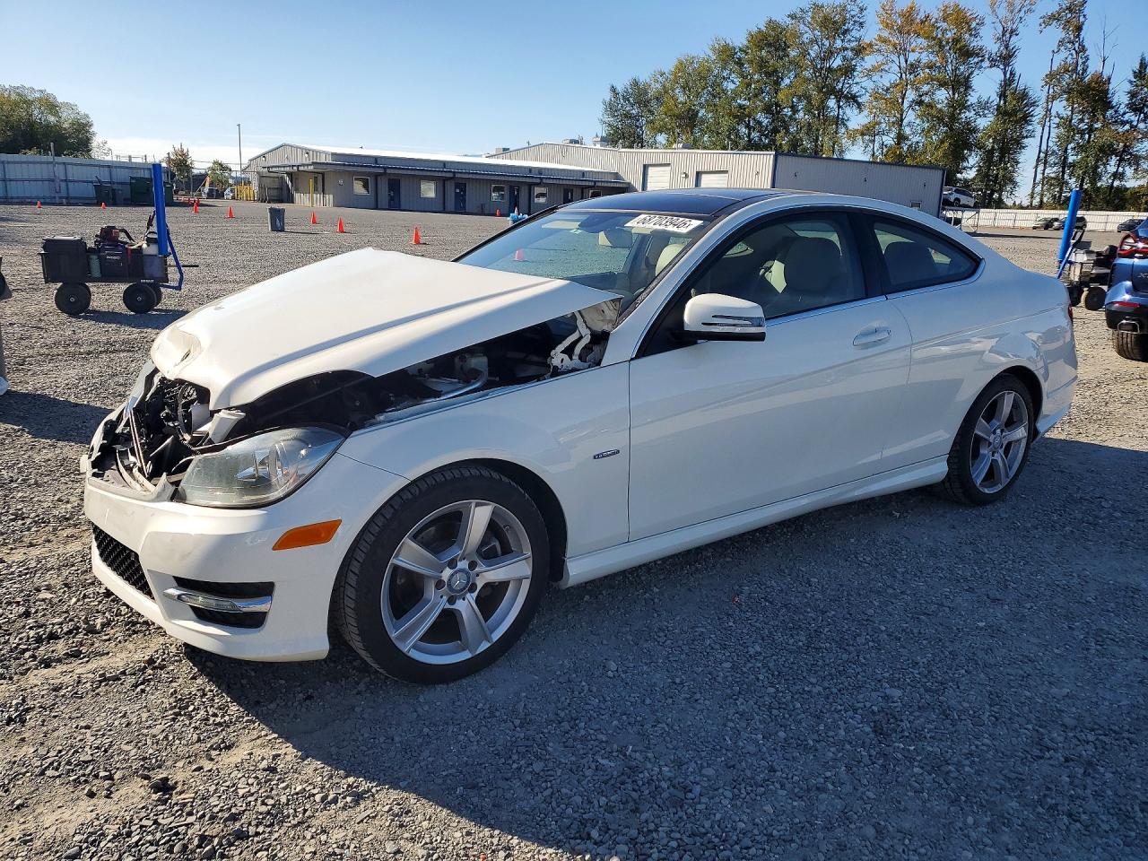 2012 MERCEDES-BENZ C C250 — Front 3/4