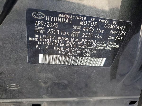2025 HYUNDAI SONATA SEL — VINS