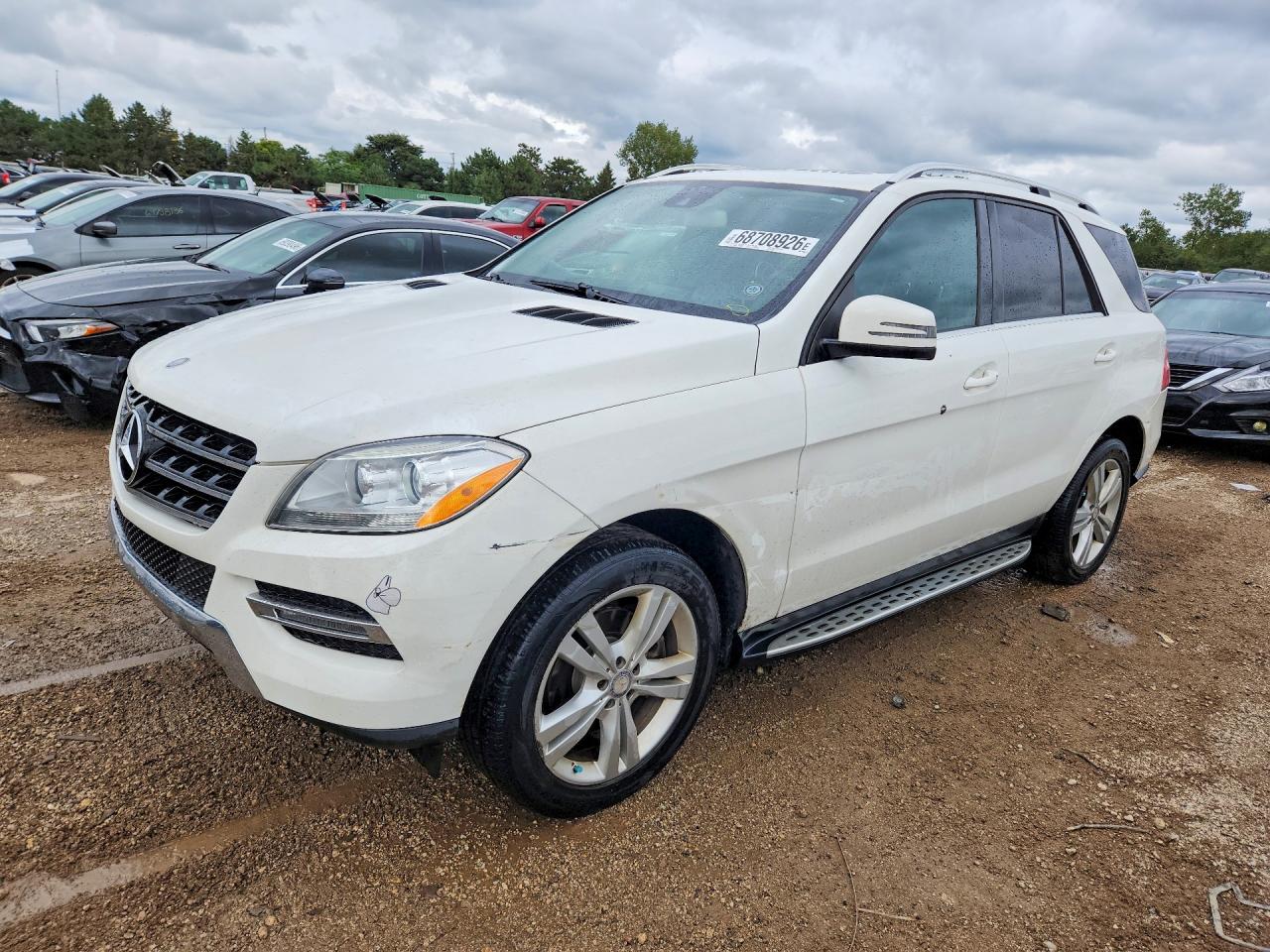 2014 MERCEDES-BENZ ML ML350 4-MATIC — Front 3/4
